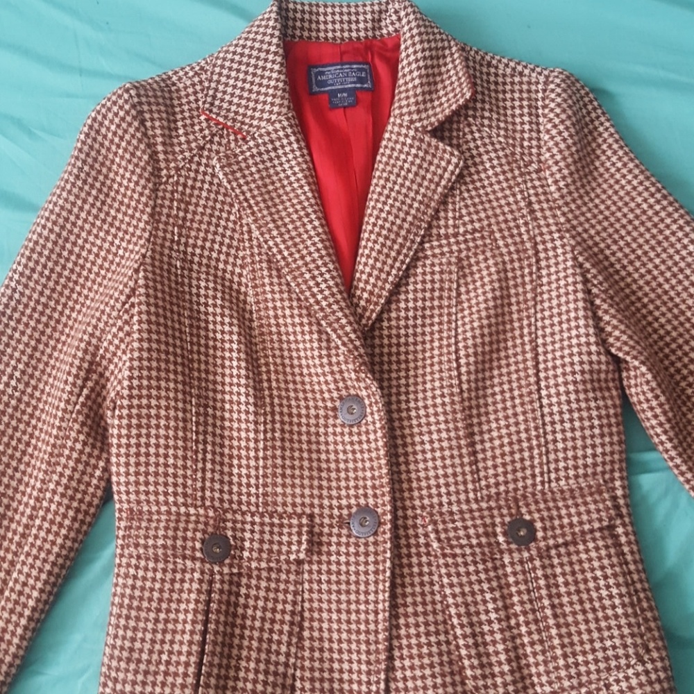 Vintage Wool Blazer Coat